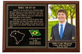 Missionary Plaque Style D (5" x 7")