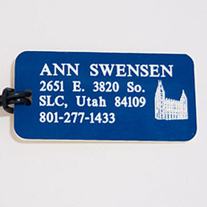 LDS Temple Luggage Tags