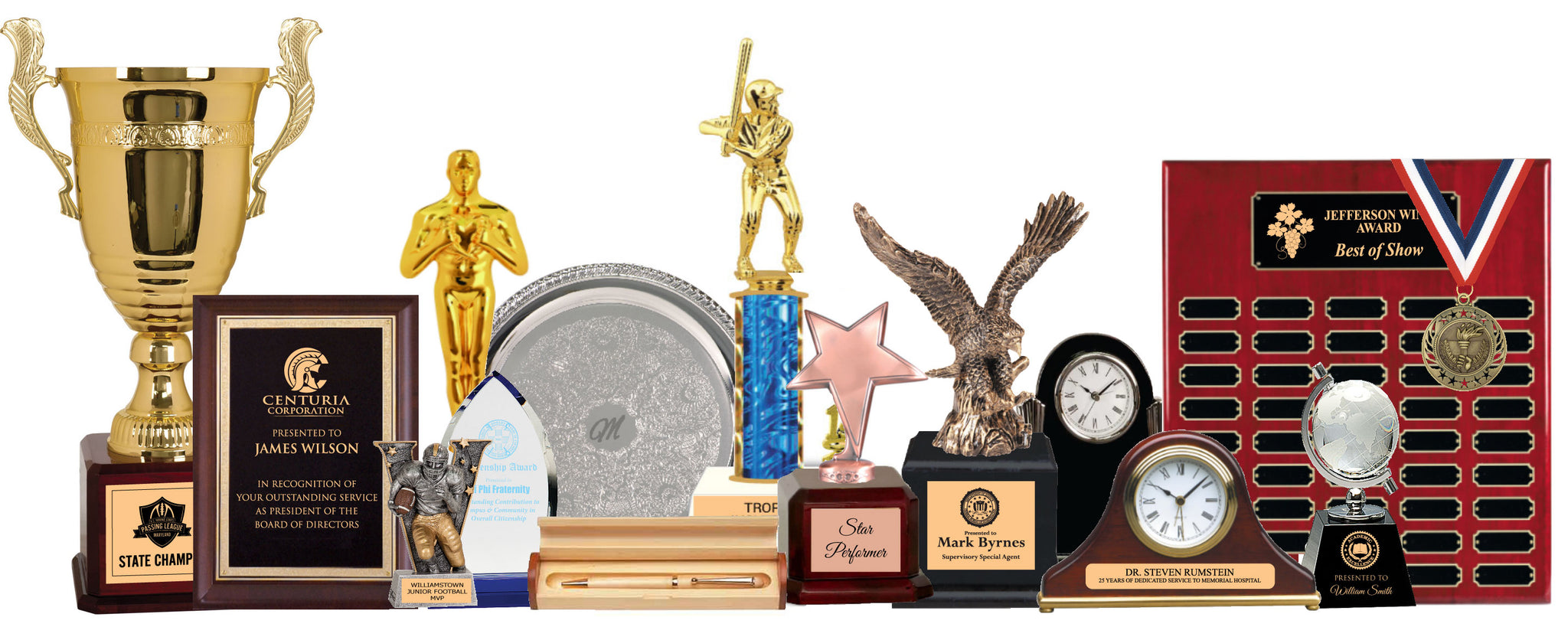 Trophies, Medals, Plaques, Trophies, Awards