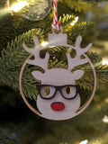Elder/Sister Deer Christmas Ornament